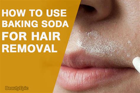 baking soda hair removal|homemade hair removal with baking soda.